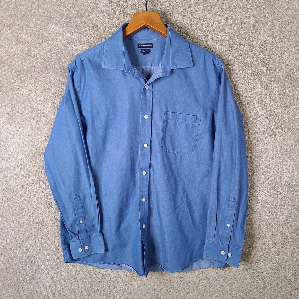 croft and barrow dress shirts Vintage Croft & Barrow Palm Tree Hawaiian Button Up Shirt (2000s) – Ragstock