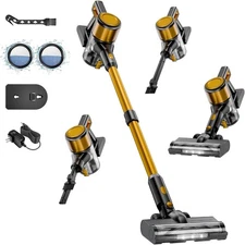 Cordless Vacuum Cleaner 2200mAh Rechargeable Battery 35KPA 45Mins HEPA Filter