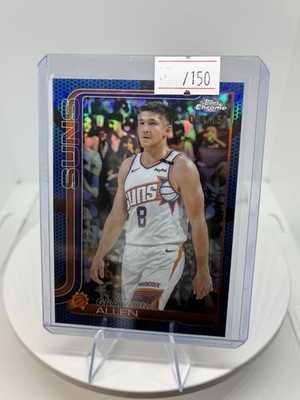 2025-26 Topps Chrome #107 Grayson Allen Blue Basketball Refractor #/150