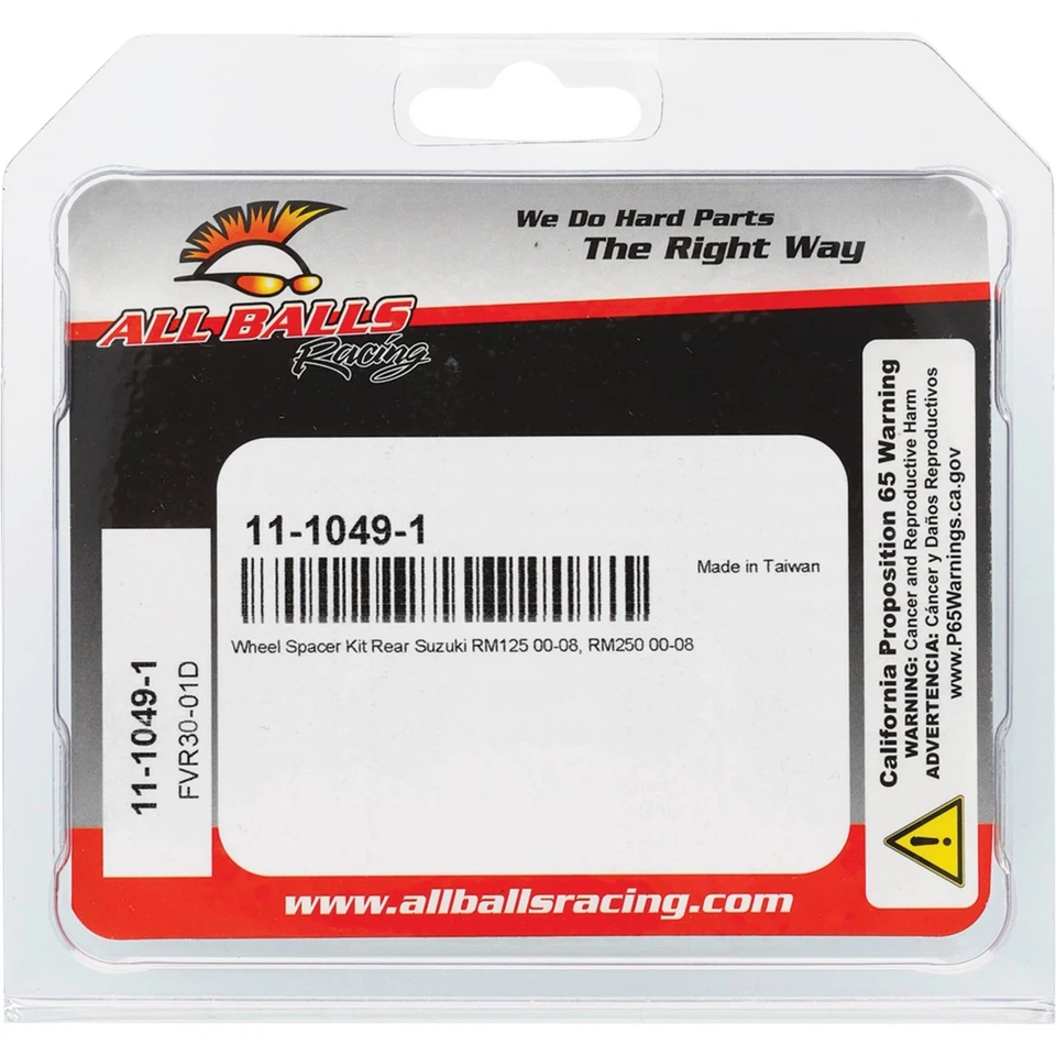 New All Balls Rear Wheel Spacer Kit 11-1049-1 For Suzuki RM 250 00-08 - Image 4 of 4