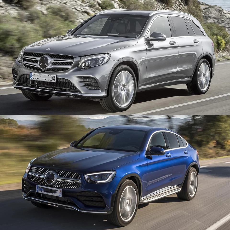 estriberas de aluminio estilo OE estribo lateral barra Nerf compatible con Mercedes Foto 2 de 4