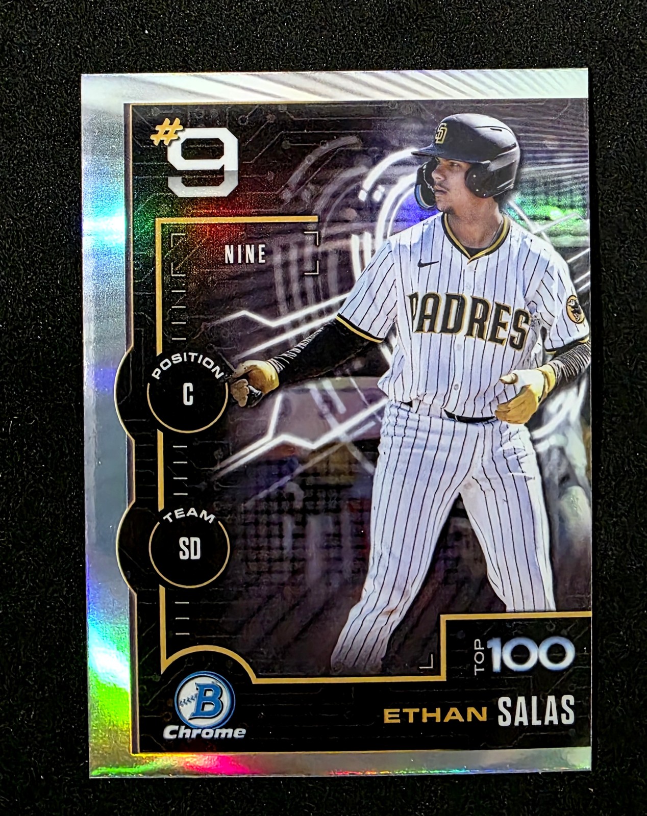 2025 Bowman Scouts Top 100 Ethan Salas BTP-9 Rookie Card