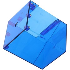 Transparent Parrot Bath Shower Parakeet Bird Hanging Box Bathtub for Cage