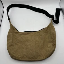 Baggu Medium Crescent Shoulder Crossbody Bag Khaki Beige 