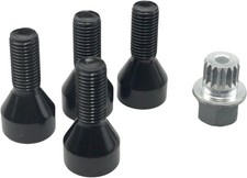 Doppaps Wheel Locks Lug Bolts Kit Compatible With Bmw 128i M12 X 1.5mm Black Doppaps Wheel Locks Lug Bolts Kit Compatible With Bmw 128i M12 X 1.5mm Black