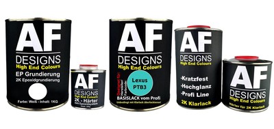 FÜR Lexus PTB3 Aquamarine 3.7L Autolack SET 2K Epoxid Grundierung Klarlack