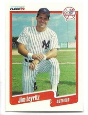 JIM LEYRITZ 1990 FLEER UPDATE ROOKIE CARD MINT CONDITION. rookie card picture