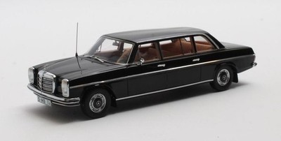 MATRIX SCALE MODELS, MERCEDES-BENZ V114 Lang 1969 Schwarz - Begrenzt auf 408e...