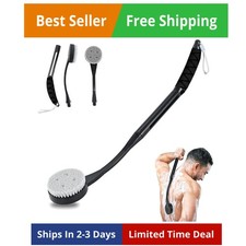Back Scrubber for Shower,20.5" Long Handle Shower Brush for Body for Deep Clean,