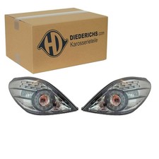 DIEDERICHS TUNING RÜCKLEUCHTEN SATZ SCHWARZ KLARGLAS passend für PEUGEOT 207
