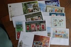 GB Fine Collection of 9 Different MINIATURE SHEET First Day Covers FDCs