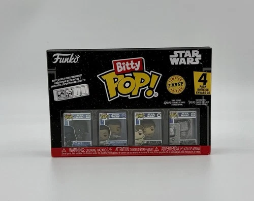 Funko Bitty Pop Star Wars 4 Pack - Han Solo Carbonite 1/6 CHASE RARE!