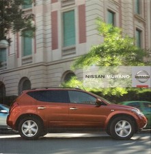 Nissan Murano 3.5 V6 2007-08 UK Market Sales Brochure