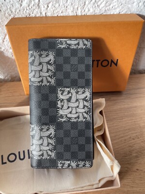 Orig. Louis Vuitton N61211 Christopher Nemes Damier Graphite Long Wallet wie neu