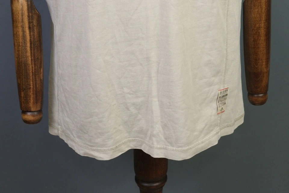 Camiseta Nigel Cabourn Utility Designers Beige Manga Corta Talla L Foto 2 de 4