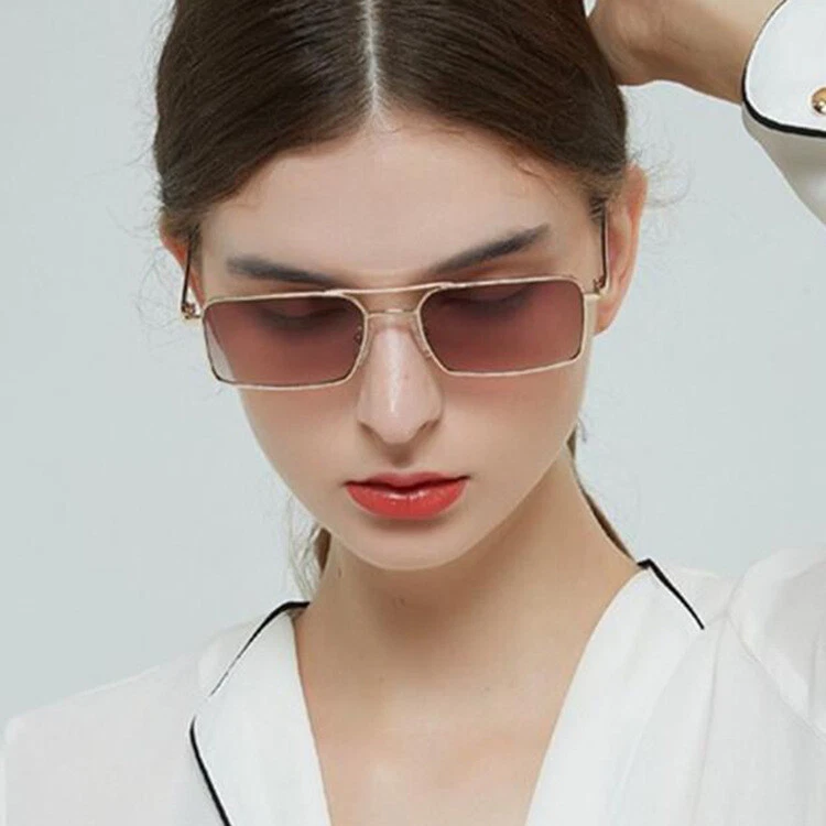 Gafas de Sol para Mujer Lentes Oscuros Estilo Piloto Cuadradas de Moda Casual