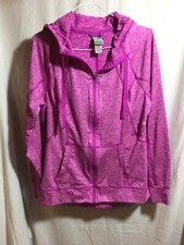Champion Duo Dry Women  s Plum Medium Long Sleeve Hooded Sweatshirt Activewear