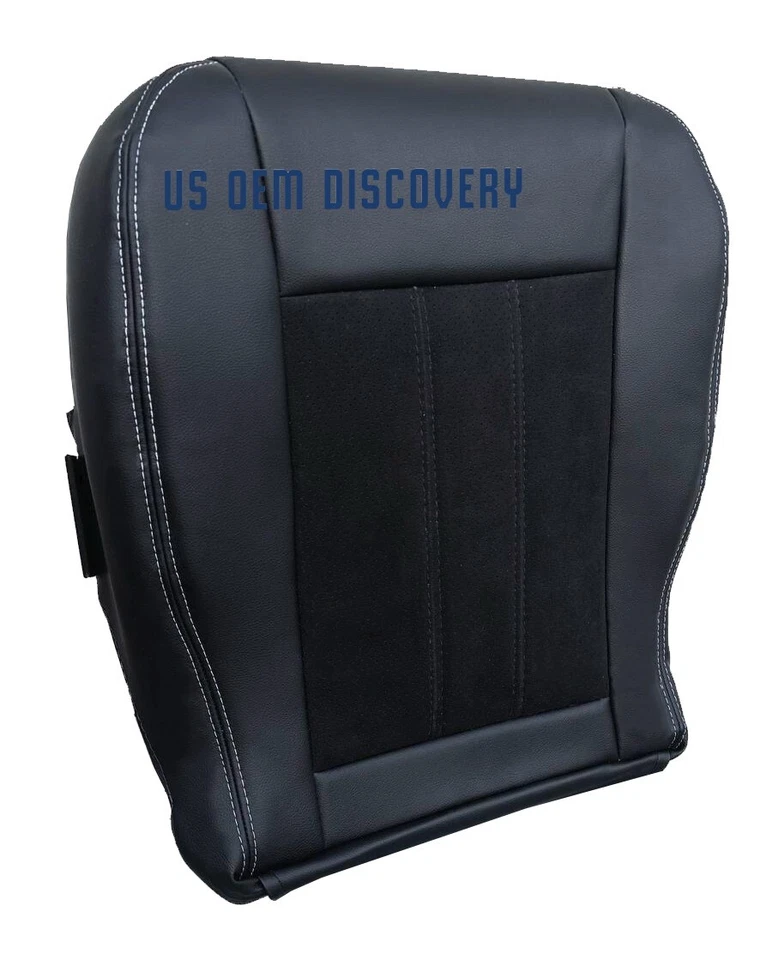 Cubierta de asiento de vinilo para Dodge Grand Caravan 2011-2019 parte inferior y superior completa del lado del conductor Foto 3 de 4