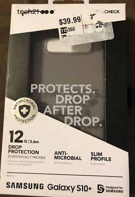 Tech 21 Phone Case For Galaxy S10+ NIB ANTIMICROBIAL DROP PROTECT USA SELLER