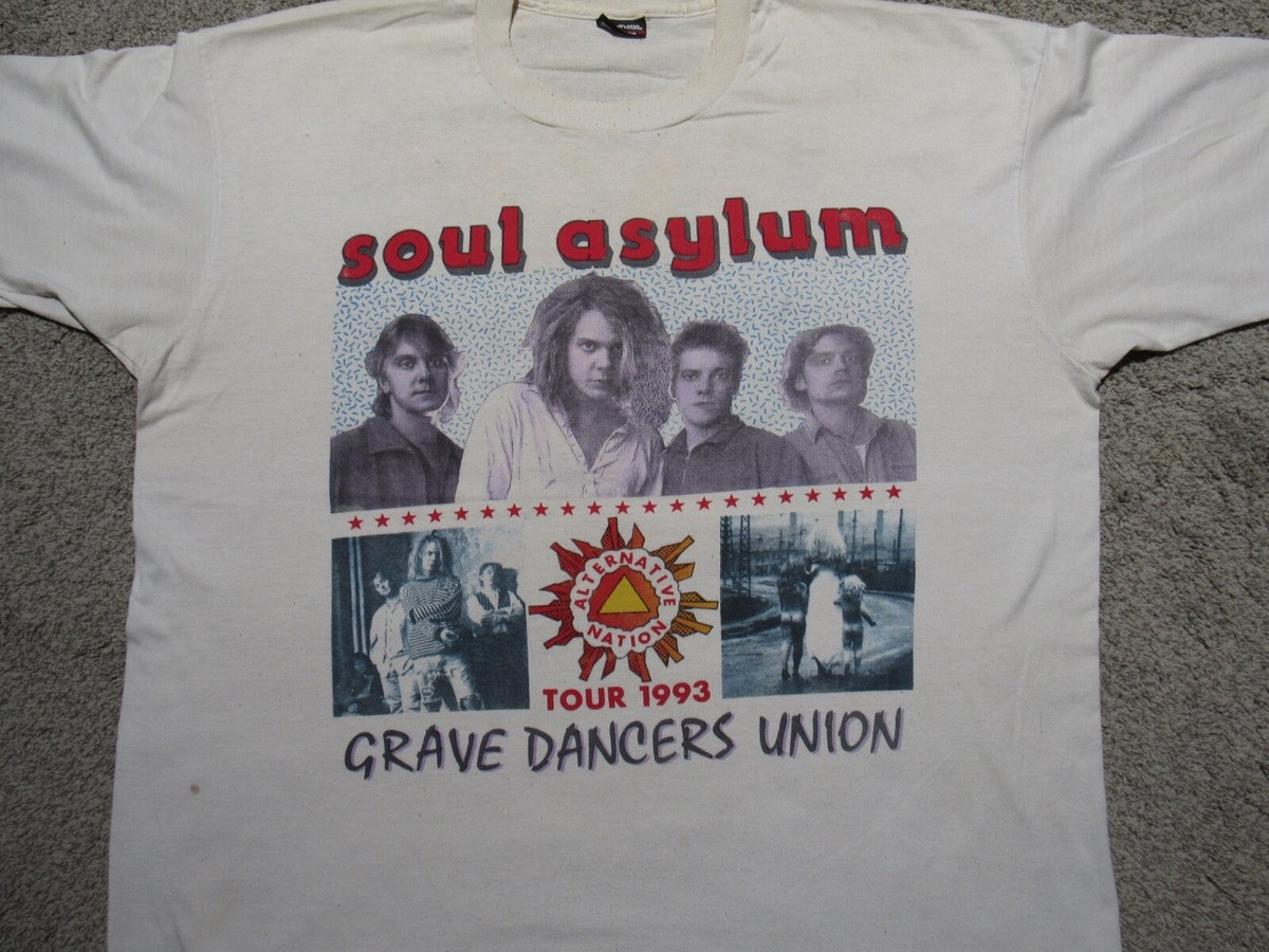 Vtg SOUL ASYLUM 1993 Tour w/ Spin Doctors T-SHIRT Mens XL OG 90s 
