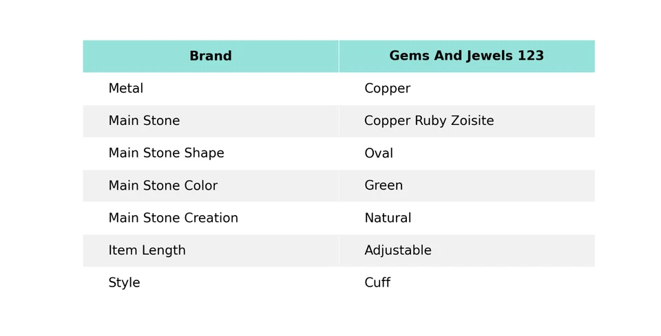 Brazalete envuelto en alambre de zoisita rubí cobre natural oferta del día de la mujer joyería cobre Foto 2 de 4