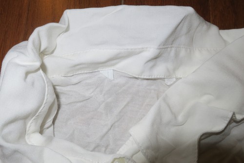 S 6 ❤️ VICTORIA'S SECRET ❤️ VISCOSE-MODAL ❤️ TOP WHITE Long Sleeve Blouse BUTTON - Picture 3 of 8