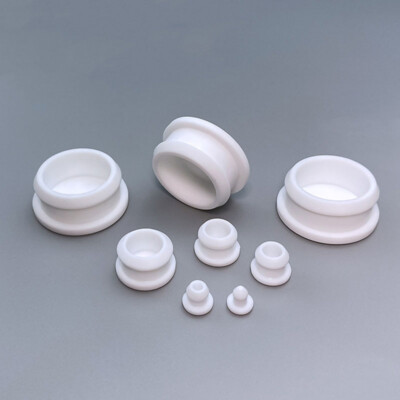 White Snap-On Hole Plug Silicone Rubber Blanking End Caps Tube Pipe 2.5mm~30mm