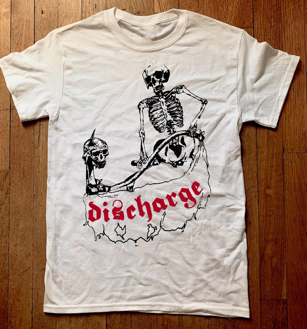 Discharge Band Noise Not Music T Shirt Cotton White All Size For Men TR440