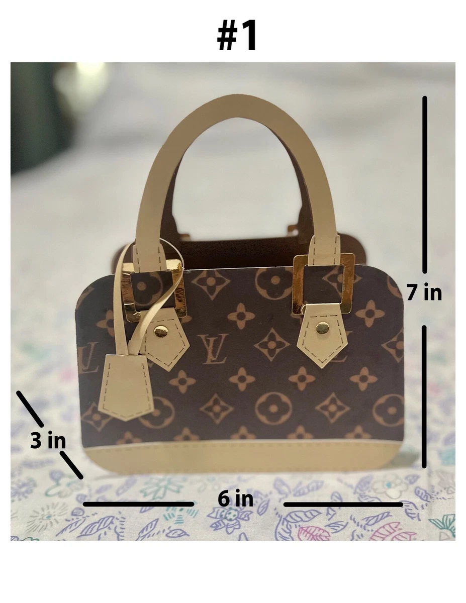 lv chocolate bar purse favor