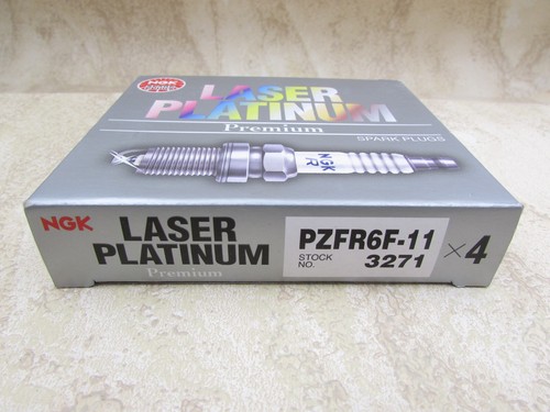 NEW 4 PACK NGK PZFR6F-11 Spark Plug Laser Platinum, 3271