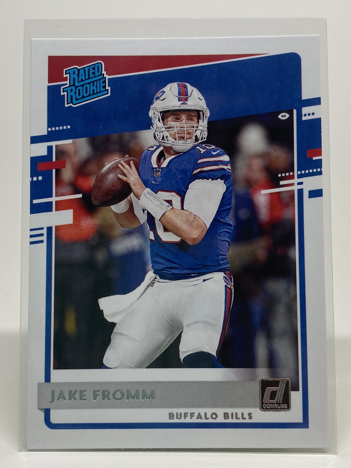 2020 Donruss Football Jake Fromm Rated Rookie RC #305 Buffalo Bills Base