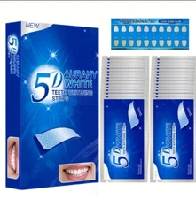 5D Aurany White Teeth Whitening Strips (3Box ) US Seller