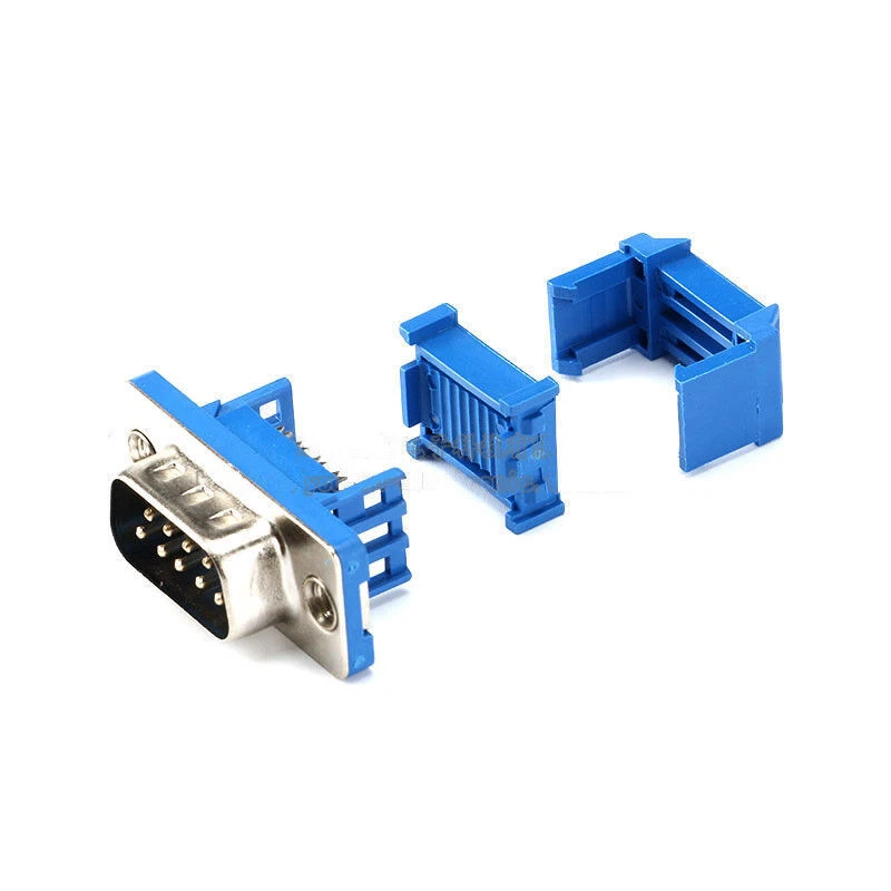 9 Pin Press IDC Ribbon Cable Connector Serial DB9 RS232 Male Plug Female Socket - Image 2 of 3