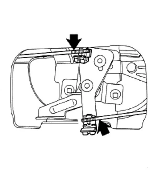 ЗАЖИМЫ ФИКСАТОРА СТЕРЖНЯ РУЧКИ ЗАДНЕЙ ДВЕРИ AVALANCHE YUKON ЭСКАЛАДА 2001 - 2006 TG-07 - Изображение 3 из 4