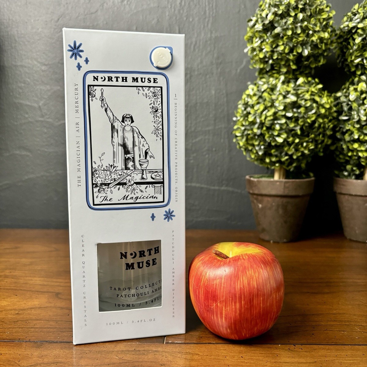 North Muse TAROT COLLECTION Quartz Crystal Infused Reed Diffuser