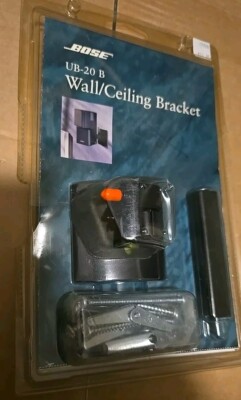 Bose UB-20B Wall Ceiling Bracket OEM Black Hardware - NEW