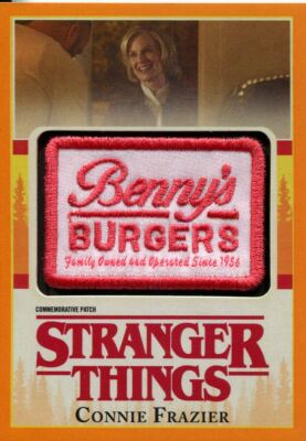 Stranger Things Season 1 Orange [99] Patch Karte Connie Frazier - Benny's Burgers