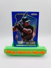 🔥 FRANK THOMAS RARE 2022 PRIZM BLUE MOJO OLD SCHOOL PRIZM /199 SP WHITE SOX 🔥