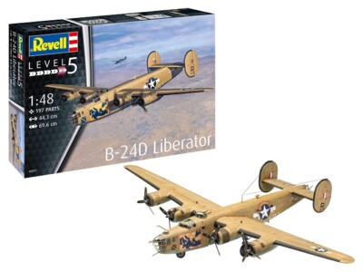 Revell 03831 - 1/48 B-24D Liberator - Neu