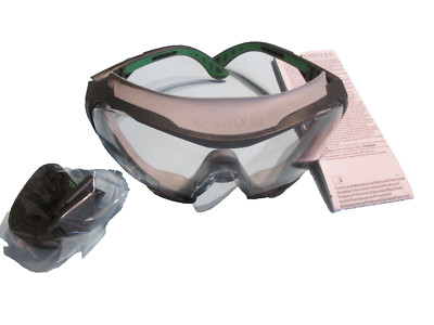 Marken Qualitäts Schutzbrille  klar ''BETA'' + elastisches Kopfband / Kunstreg  Xs