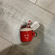 Bath Body Works PEPPERMINT COCOA Hand Sanitation Pocket. Bac Holder CHRISTMAS  