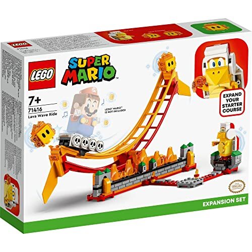 Lego Super Mario Lava Wave Ride Expansion Set 71416 with Fire Br