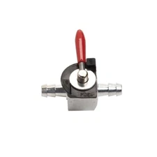 1/4" Fuel Shut Off Valve Heavy Duty In Line Cut Petcock Gas Diesel Petrol - NEW