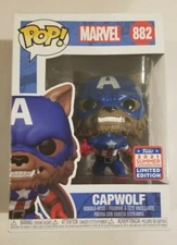 CAPWOLF Funko Pop Marvel #882 2021 Funkon Amazon Exclusive *Damaged Box*