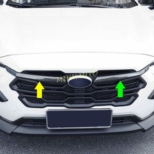 Carbon Fiber Front Bumper Grille Grill Strip Trim For 2024-2025 Subaru Crosstrek