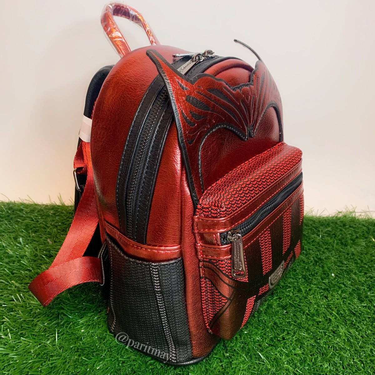 Disney Scarlet Witch Wanda Cosplay Mini Backpack NWT Scarlet Witch Loungefly Mini Backpack main image 3