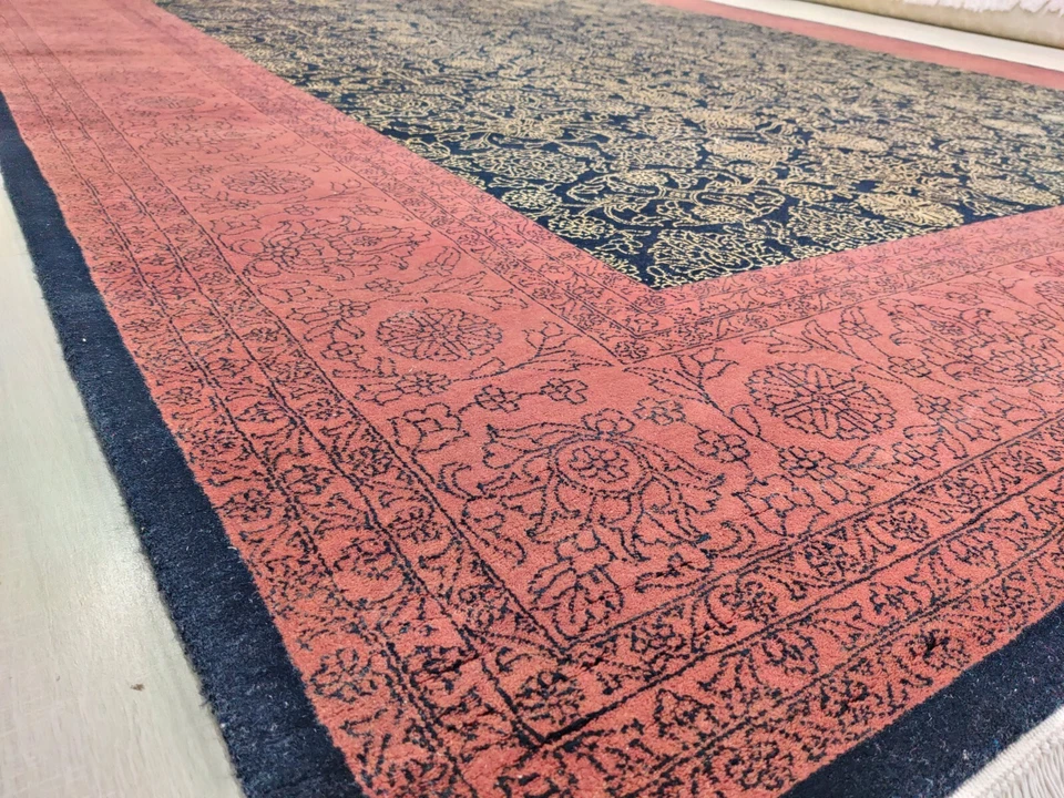 8 x 10 alfombras de lana anudadas a mano para sala de estar oficina lujosas auténticas Foto 2 de 4