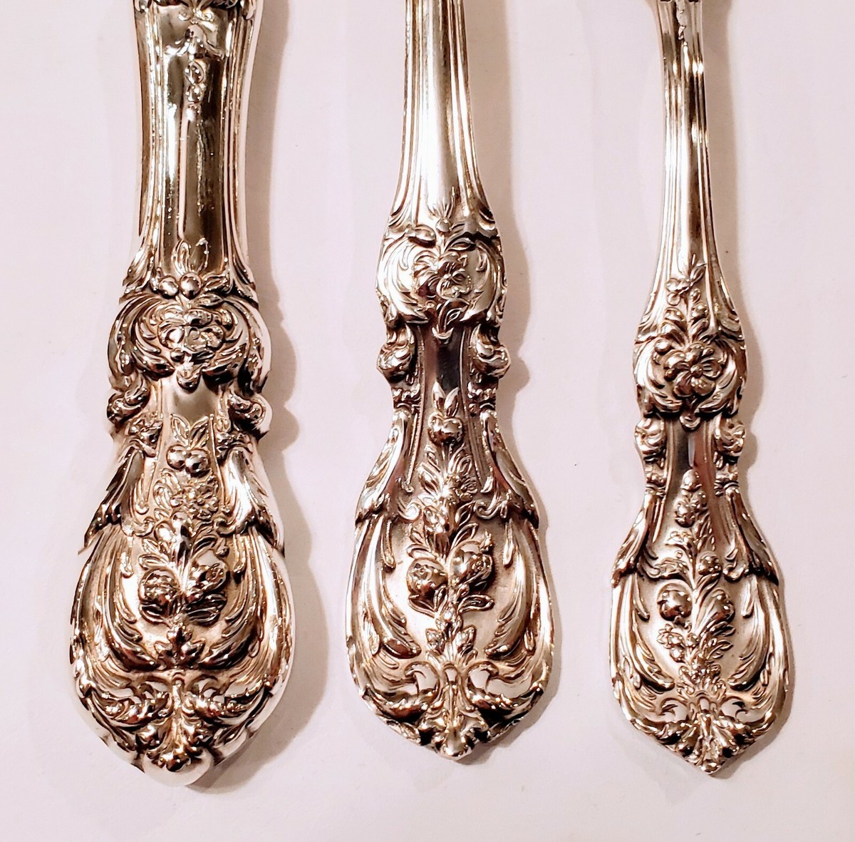 Francis I Sterling Silver Reed & Barton 3 Piece Luncheon Size