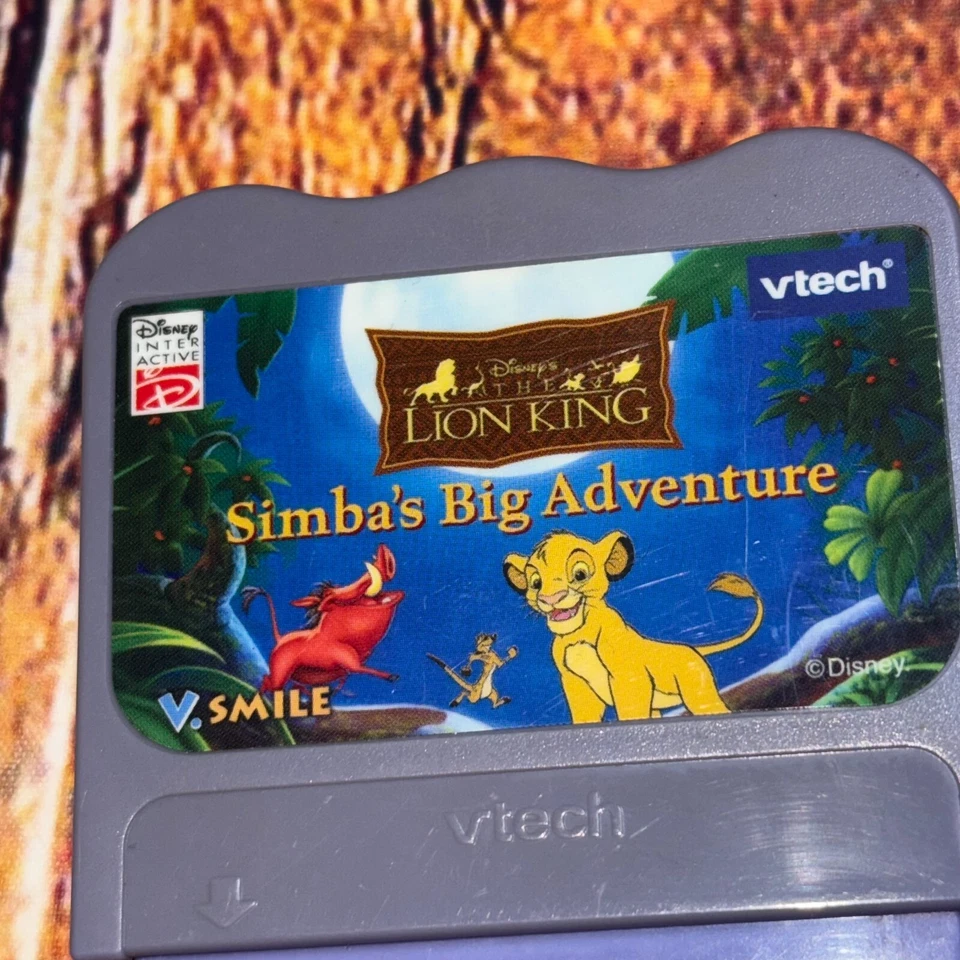Videojuego interactivo Vtech Vsmile Disney El Rey León Simba's Big Adventure Foto 2 de 4