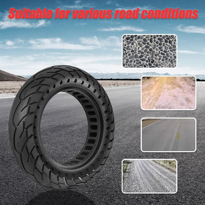 10×2.5 Solid Tire for Ninebot Segway MAX G30 G30LP G30P Electric Scooter Tube...